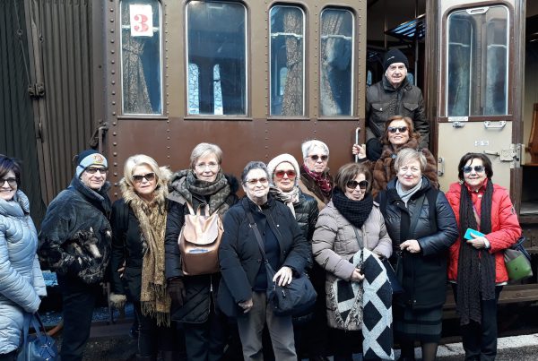 Caserta, partenza da Sulmona con la transiberiana d'Abruzzo