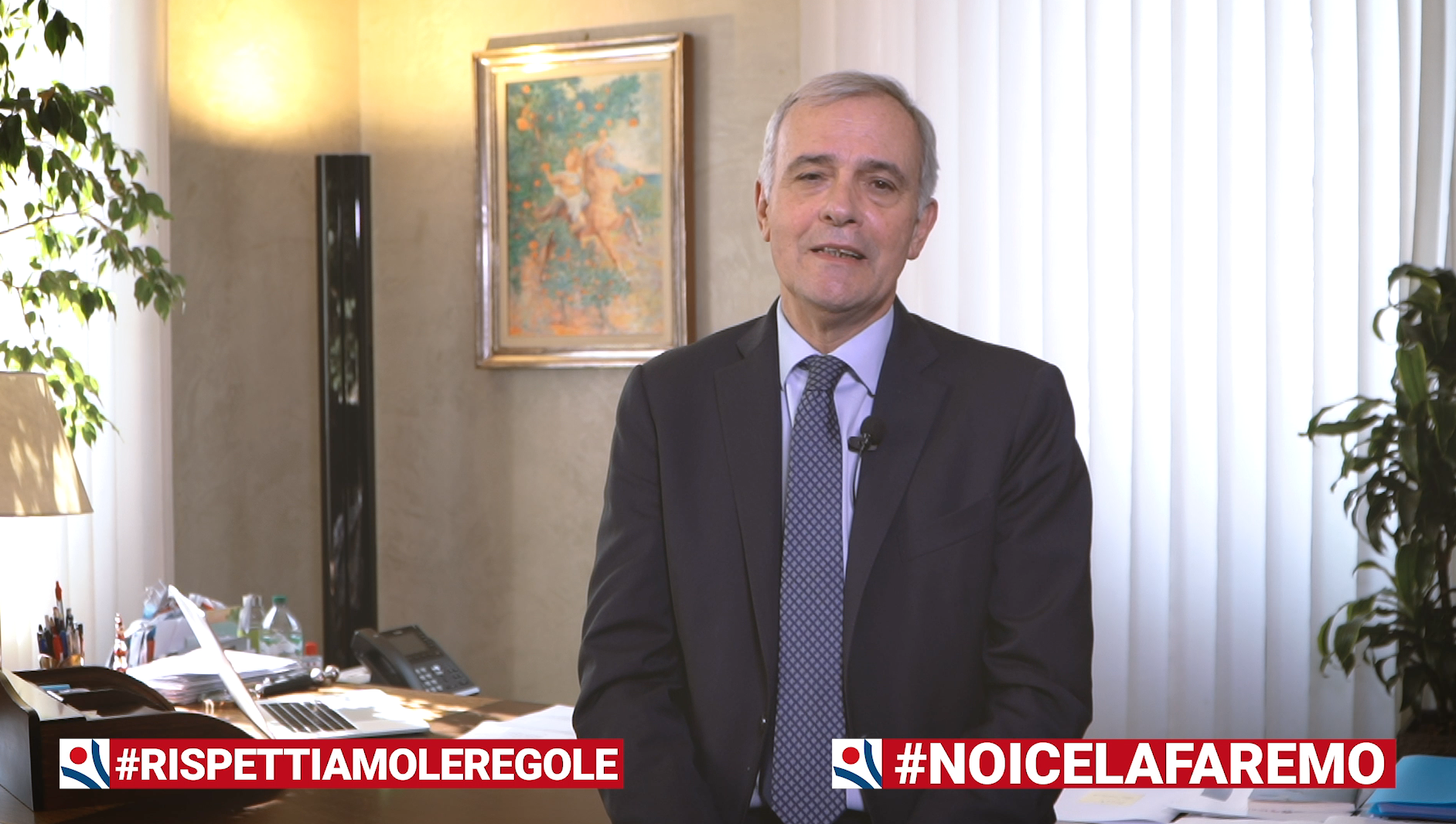 Messaggio di Sampaolo #rispettiamoleregole #noicelafaremo