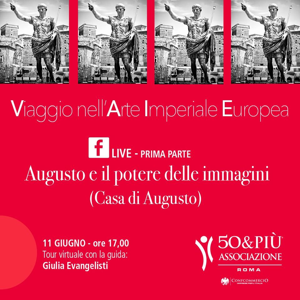 Roma locandina tour virtuale su Facebook