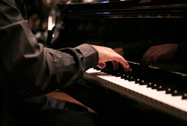 Pianoforte durante un concerto