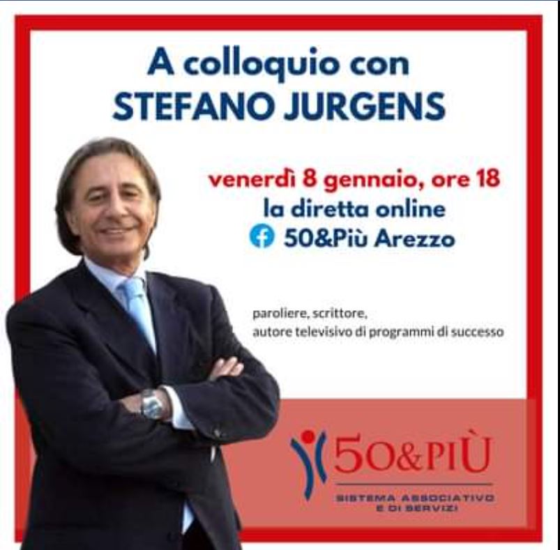 Locandina arezzo intervista con Stefano Jurgens