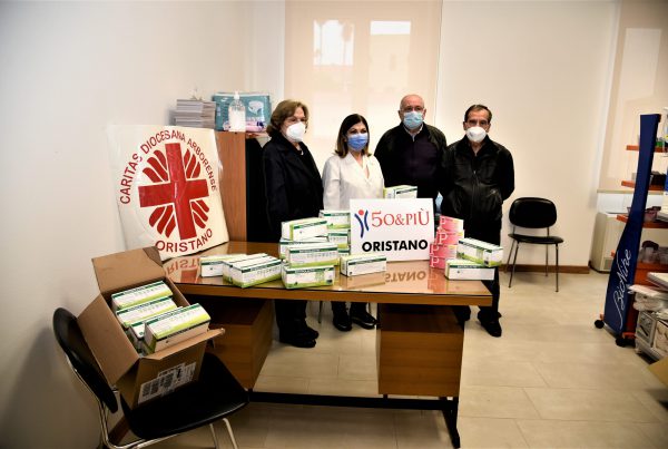 Consegna donazione alla Caritas di Oristano