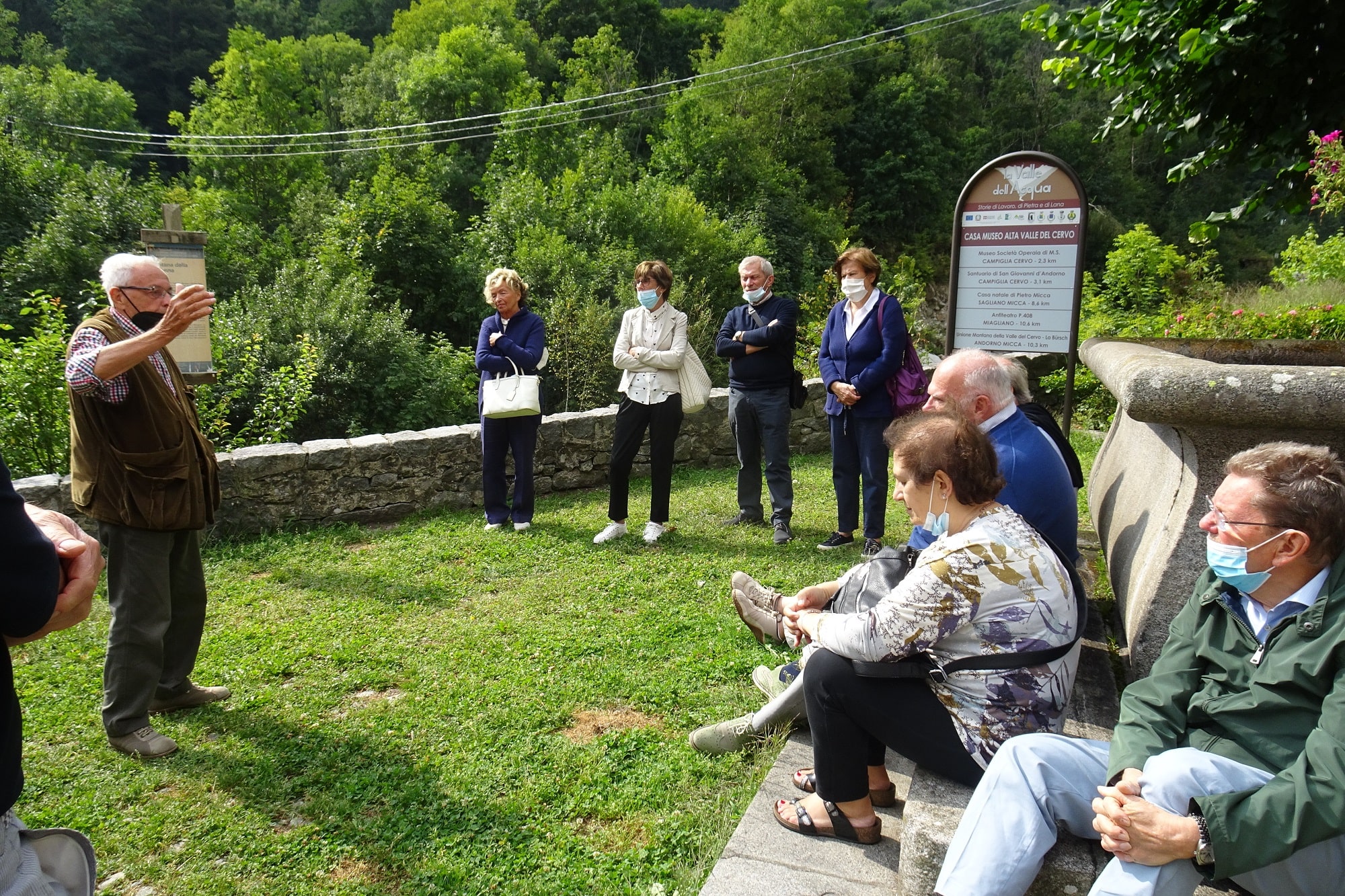 Gruppo soci di Biella a Rosazza