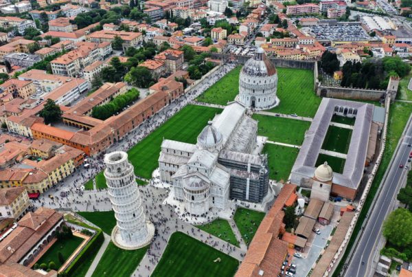 Veduta aerea di Pisa