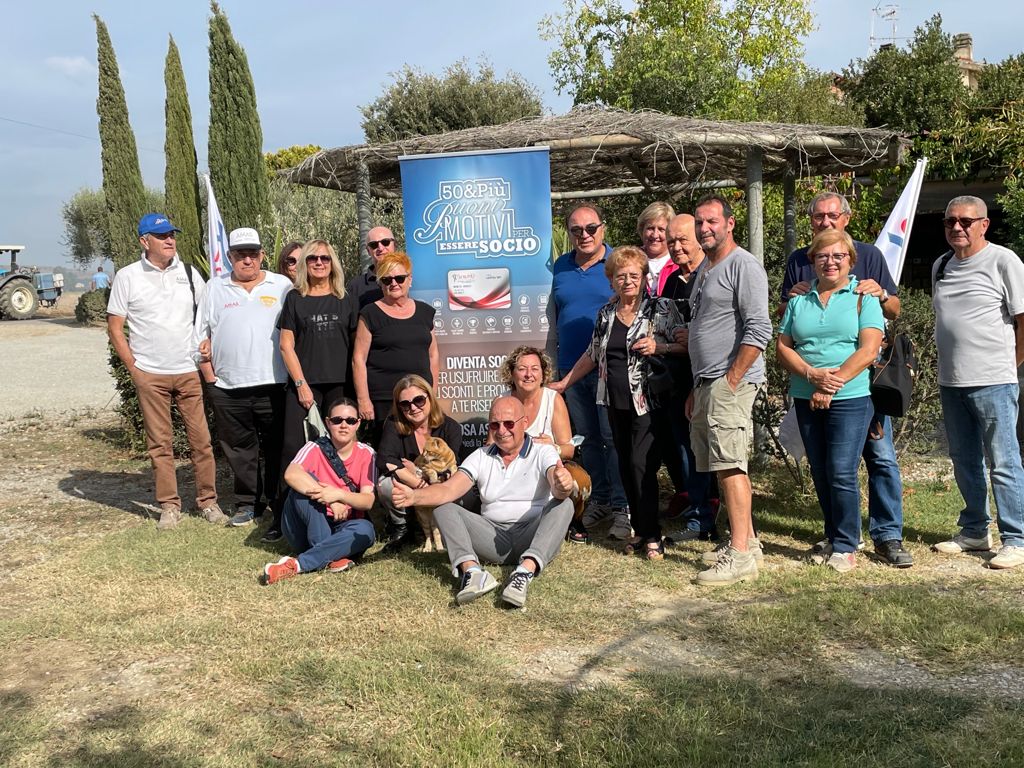 Il gruppo 50&Più Grosseto in Maremma