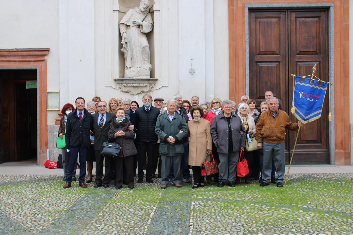 i soci 50&Più Pavia che hanno partecipato alla Giornata del Ricordo