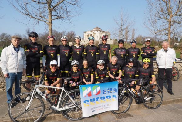 Il gruppo di ciclisti di 50&Più Vicenza