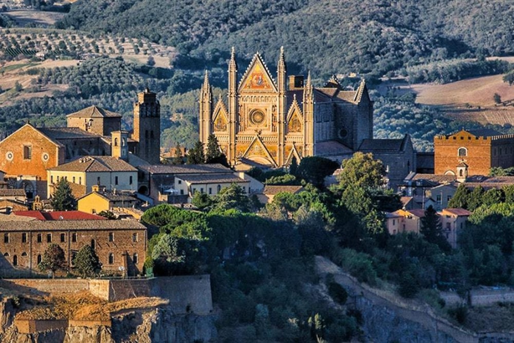 Vista del Duomo di Orvieto