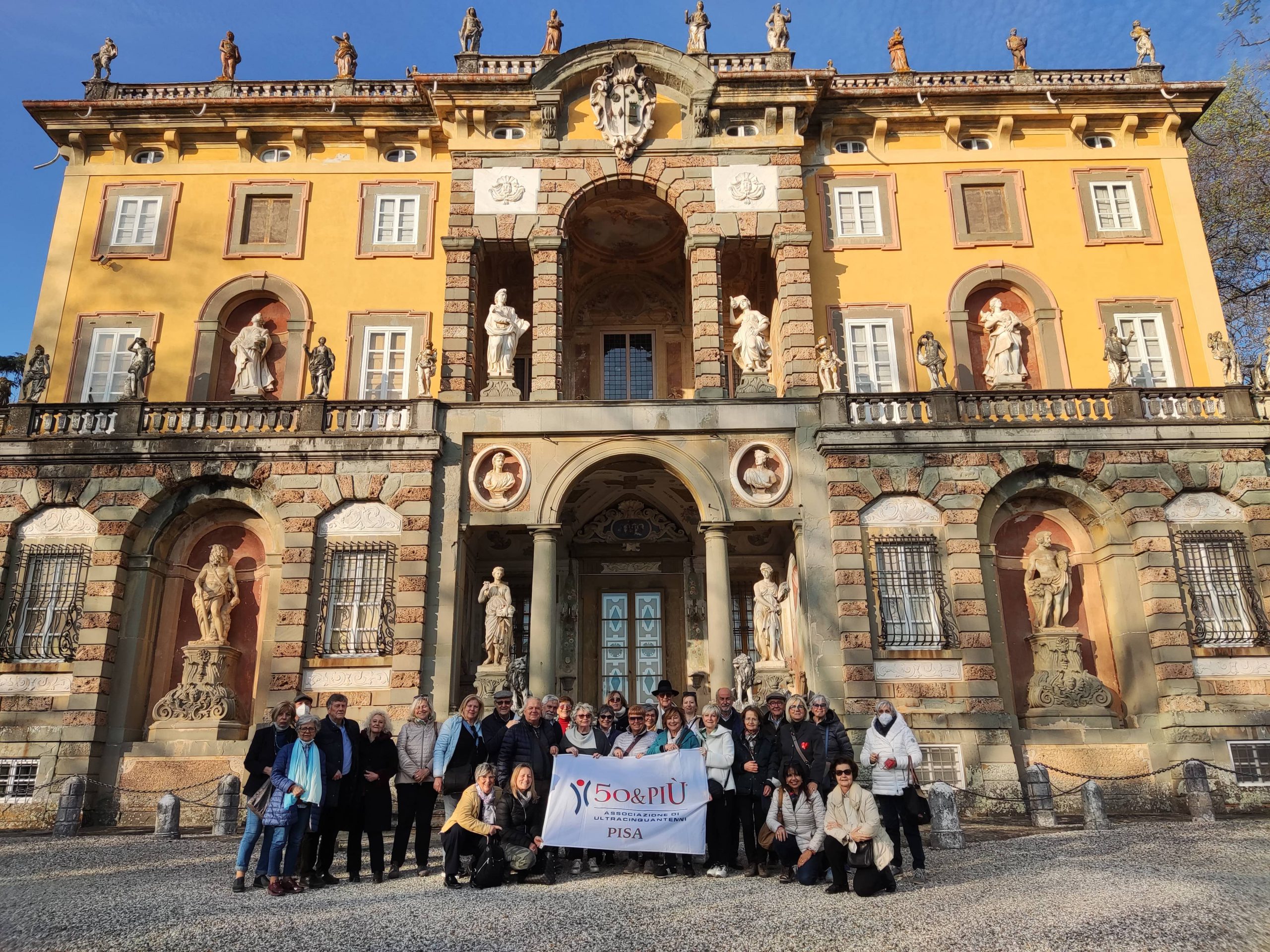 I soci 50&Più nella splednida cornice di Villa Torrigiani