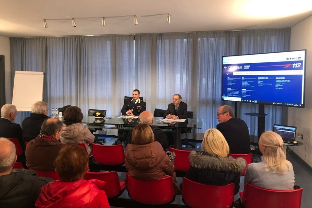 50&Più Vicenza all'incontro con i Carabinieri sulla microcriminalità