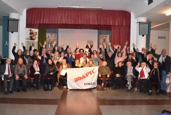 50&Più Foggia allo spettacolo e apericena della solidarietà