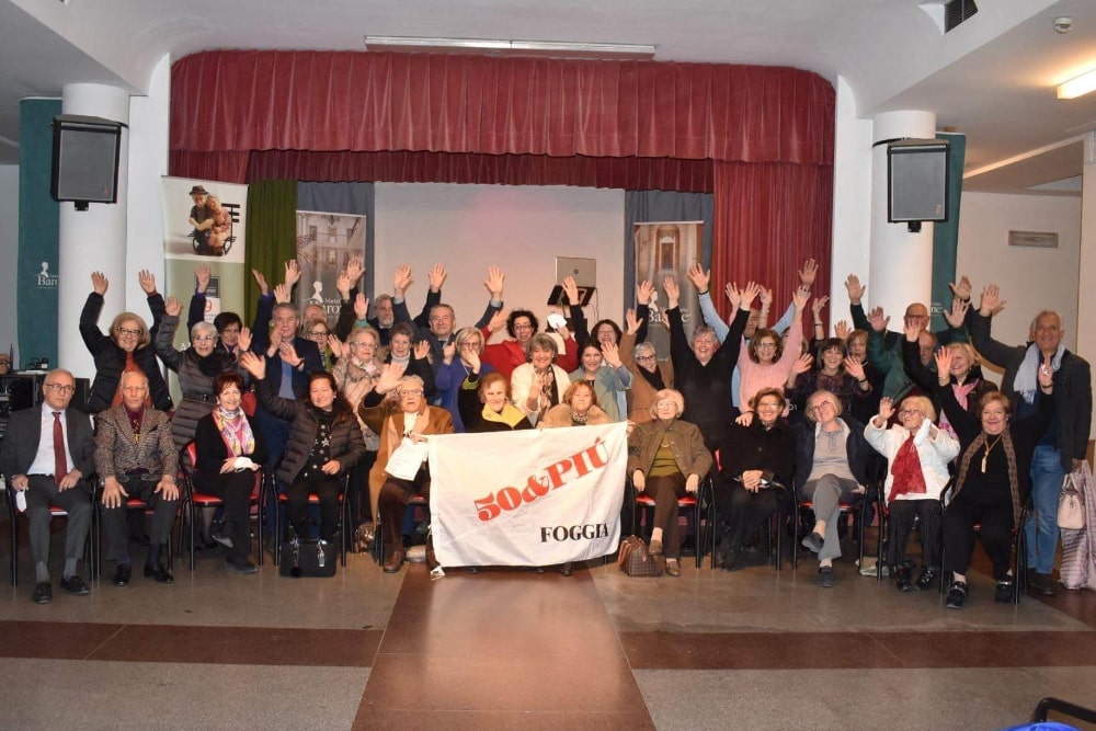 50&Più Foggia allo spettacolo e apericena della solidarietà