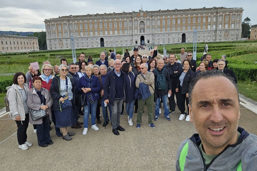 50&Più Latina e 50&più Frosinone in visita alla Reggia di Caserta