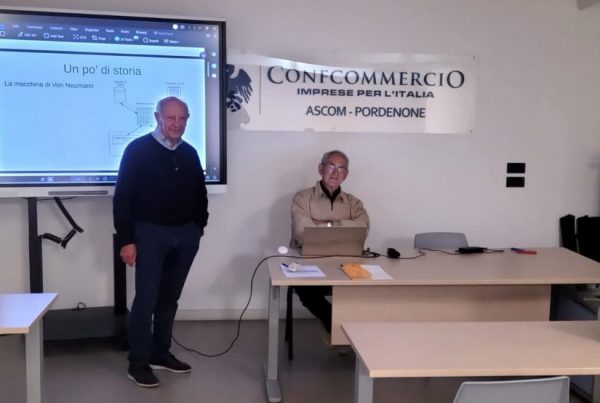 È iniziato a ottobre il corso d’informatica base per i soci organizzato da 50&Più Pordenone presso la Sala Terziaria della Confcommercio.