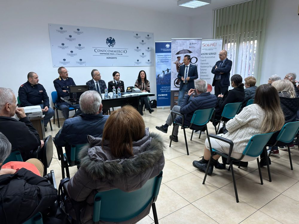 50&Più Agrigento ha organizzato con successo l'incontro Io non ci casco contro le truffe