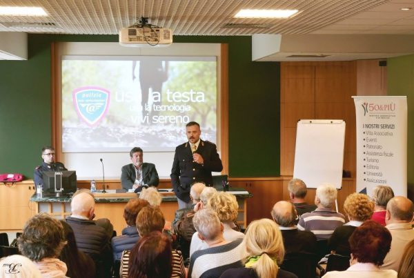 50&Più Imperia al conmvegno contro le truffe della polizia