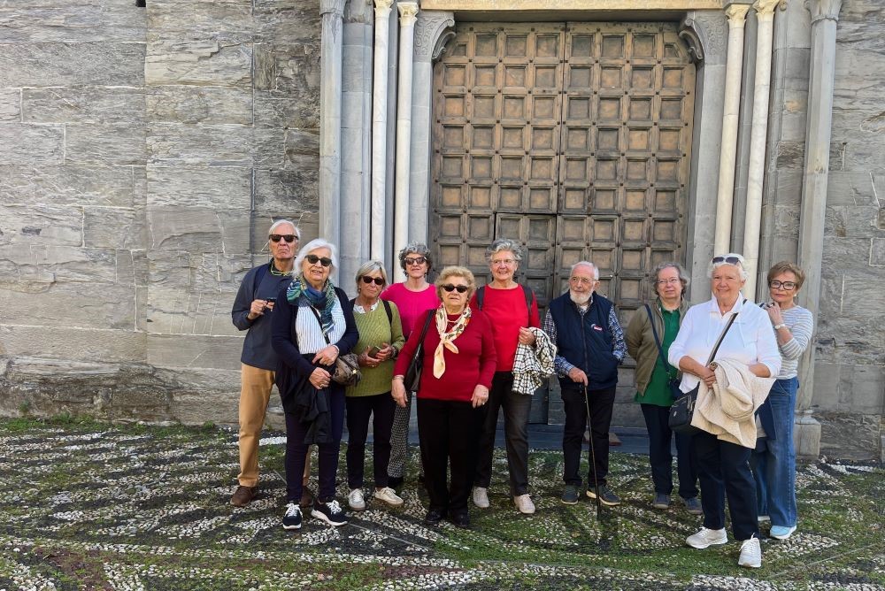 50&Più genova in visita alla basiloica dei Fieschi