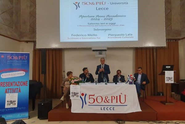 50&Più Lecce presentazione apertura anno universitario 23 ottobre