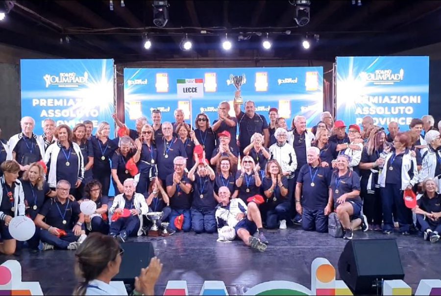 50&Più Lecce prima classificata alle Olimpiadi