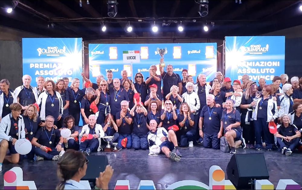 50&Più Lecce prima classificata alle Olimpiadi