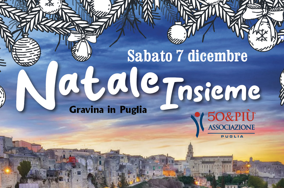 50&Più Puglia organizza natale Insieme