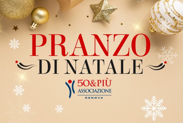 50&Più Genova pranzo di Natale il 12 dicembre a Palazzo Imperiale